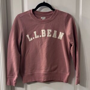 L.L. Bean Mauve Sweatshirt with Logo